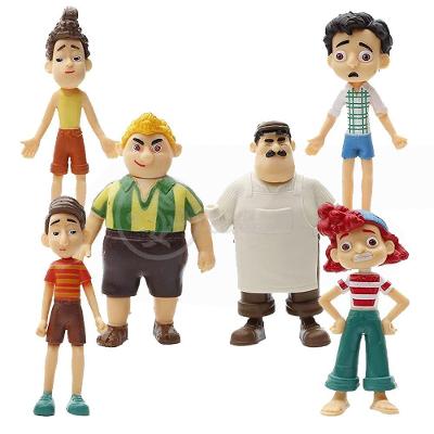 Conjunto Cartela Menino Luca E Seus Amigos 6 Personagens