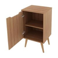 Gabinete Banheiro 45cm 1 Porta Retrô Multimóveis Cr10120 Amêndoa Amêndoa