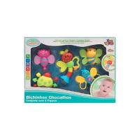 Bichinhos Chocalhos Com 5 Figuraspura Diversão - 1