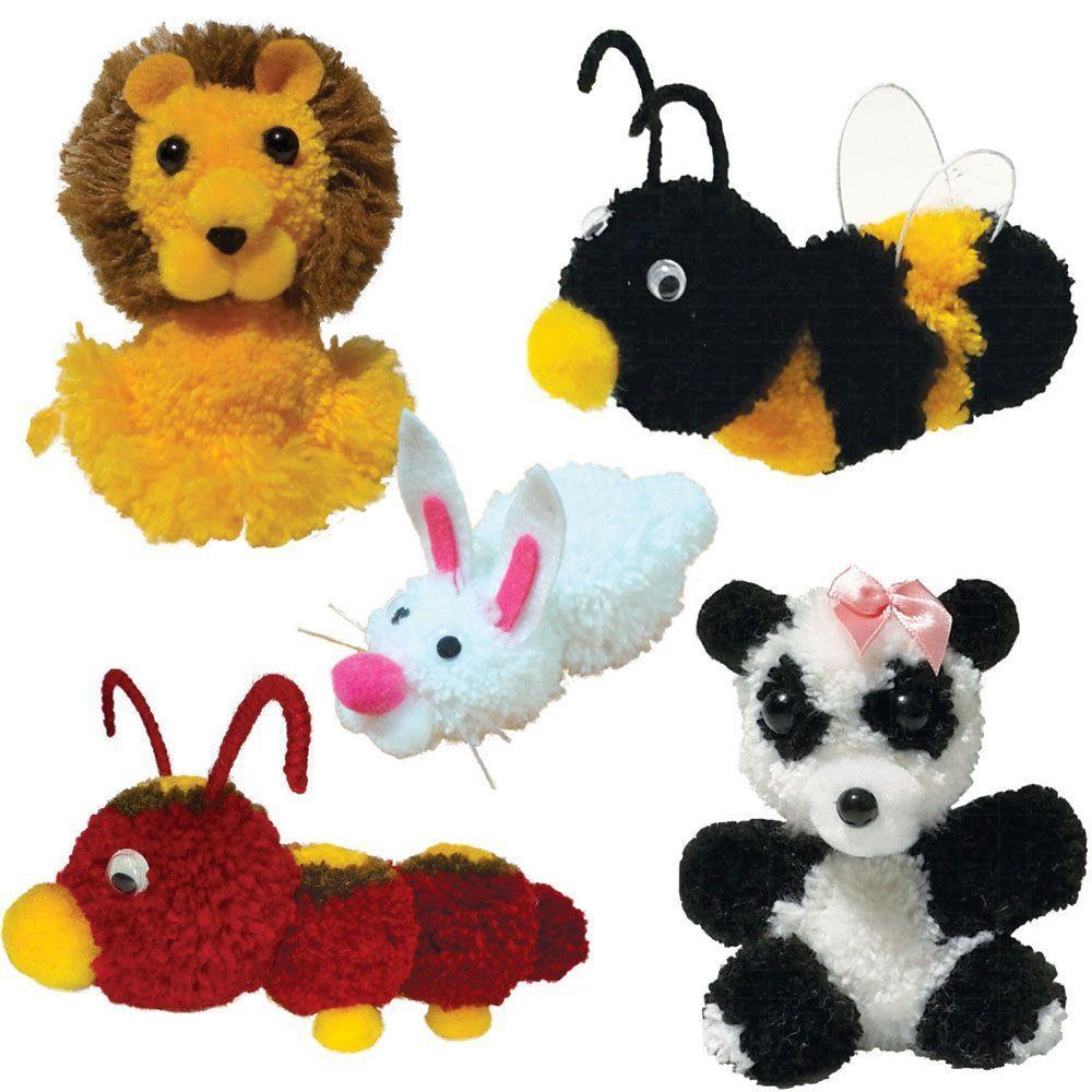 Kit Pompom - Animais - Kits For Kids - 1