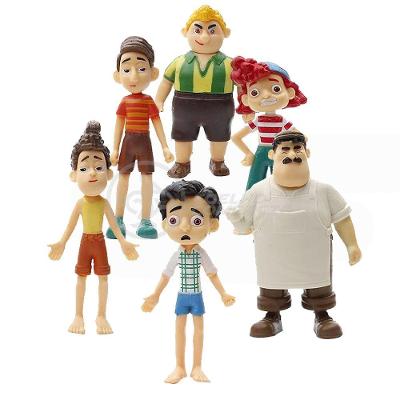 Conjunto Cartela Menino Luca E Seus Amigos 6 Personagens
