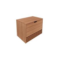 Gabinete de Banheiro BN3613 cor Amendoa/Marmore Branco - Tecno Mobili