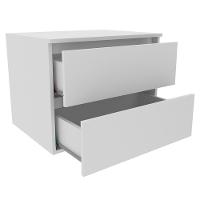 Conjunto Para Banheiro Com Cuba E Espelho Bn9 Branco - 3