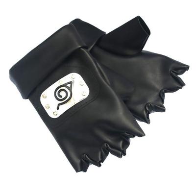 Luvas De Couro Kakashi Hatake Sensei Ninja Copia Naruto Nº7