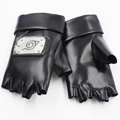 Luvas De Couro Kakashi Hatake Sensei Ninja Copia Naruto Nº21