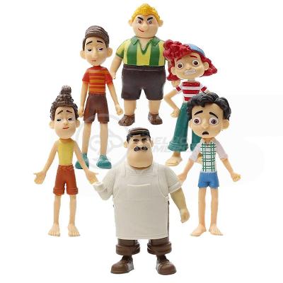 Conjunto Cartela Menino Luca E Seus Amigos 6 Personagens