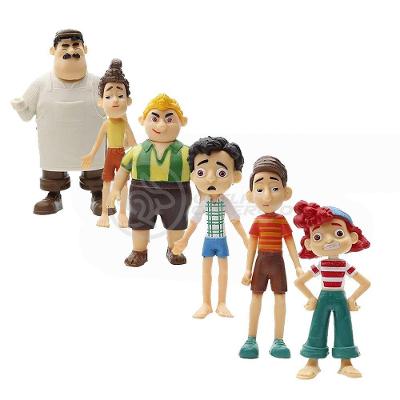 Conjunto Cartela Menino Luca E Seus Amigos 6 Personagens