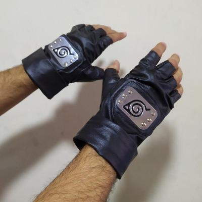 Luvas De Couro Kakashi Hatake Sensei Ninja Copia Naruto Nº47