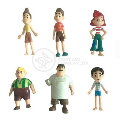 Conjunto Cartela Menino Luca E Seus Amigos 6 Personagens