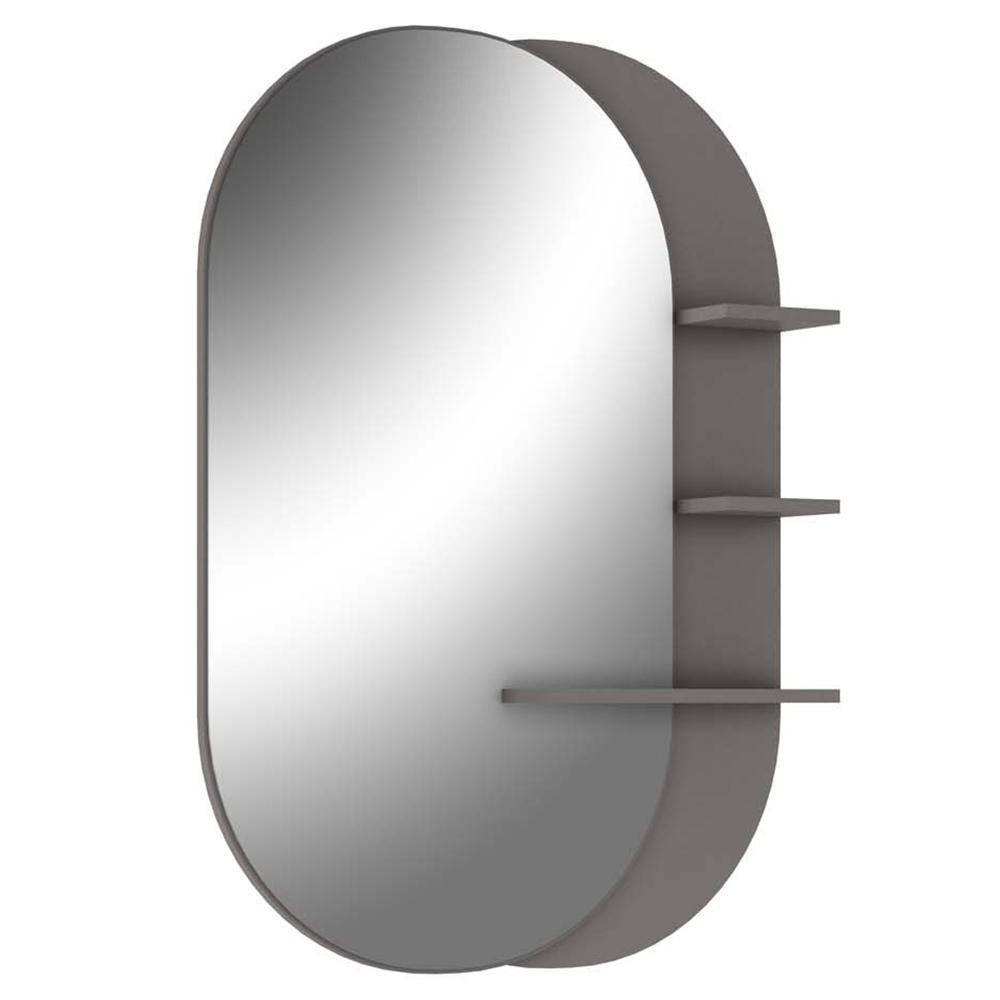 Conjunto Banheiro Gabinete 80cm Cuba E Espelho Branco Nogal - 10