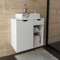 Gabinete Suspenso Para Cuba De Banheiro Bn3605 Branco - 2