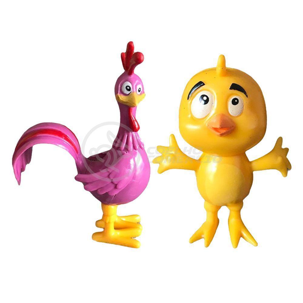 Cartela 4 Bonecos Infantil Galinha Pintadinha E Sua Turma - 1