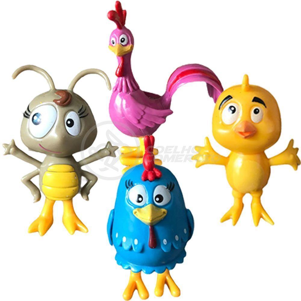 Cartela 4 Bonecos Infantil Galinha Pintadinha E Sua Turma - 7