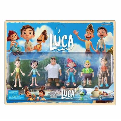 Conjunto Cartela Menino Luca E Seus Amigos 6 Personagens