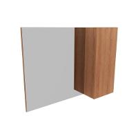 Armário p/ Banheiro BN3602 1 Porta c/ Espelho cor Amêndoa - Tecno Mobili - 1