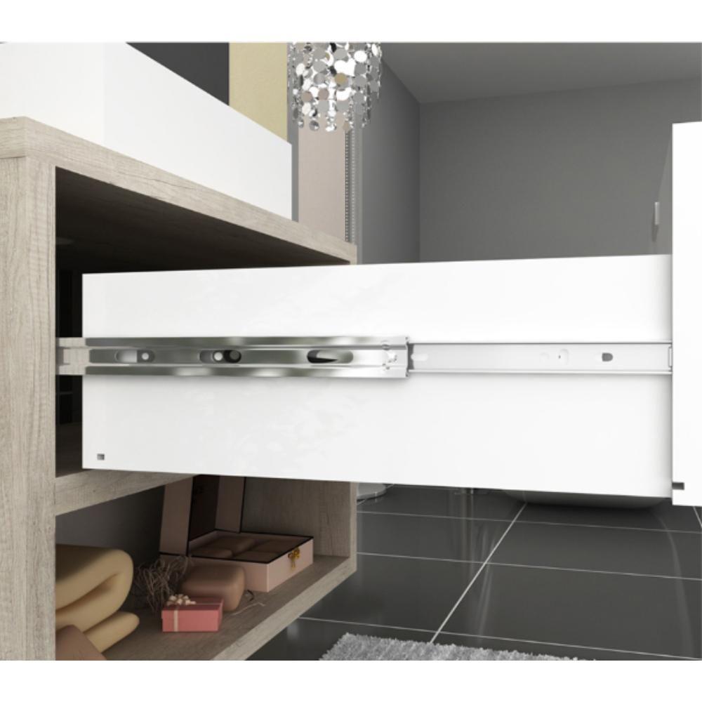 Conjunto Banheiro Gabinete 60cm Com Cuba E Espelho Branco - 2