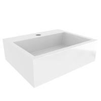 Conjunto Banheiro Gabinete 60cm Com Cuba E Espelho Branco - 9