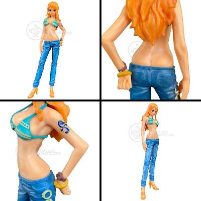 Brinquedo Boneco Anime Figura De Ação One Piece 18Cm - Nami