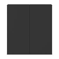 Balcão Multiuso Organizador Para Banheiro 2 Portas 63cm Multimóveis Mp5038 Preto Preto - 6