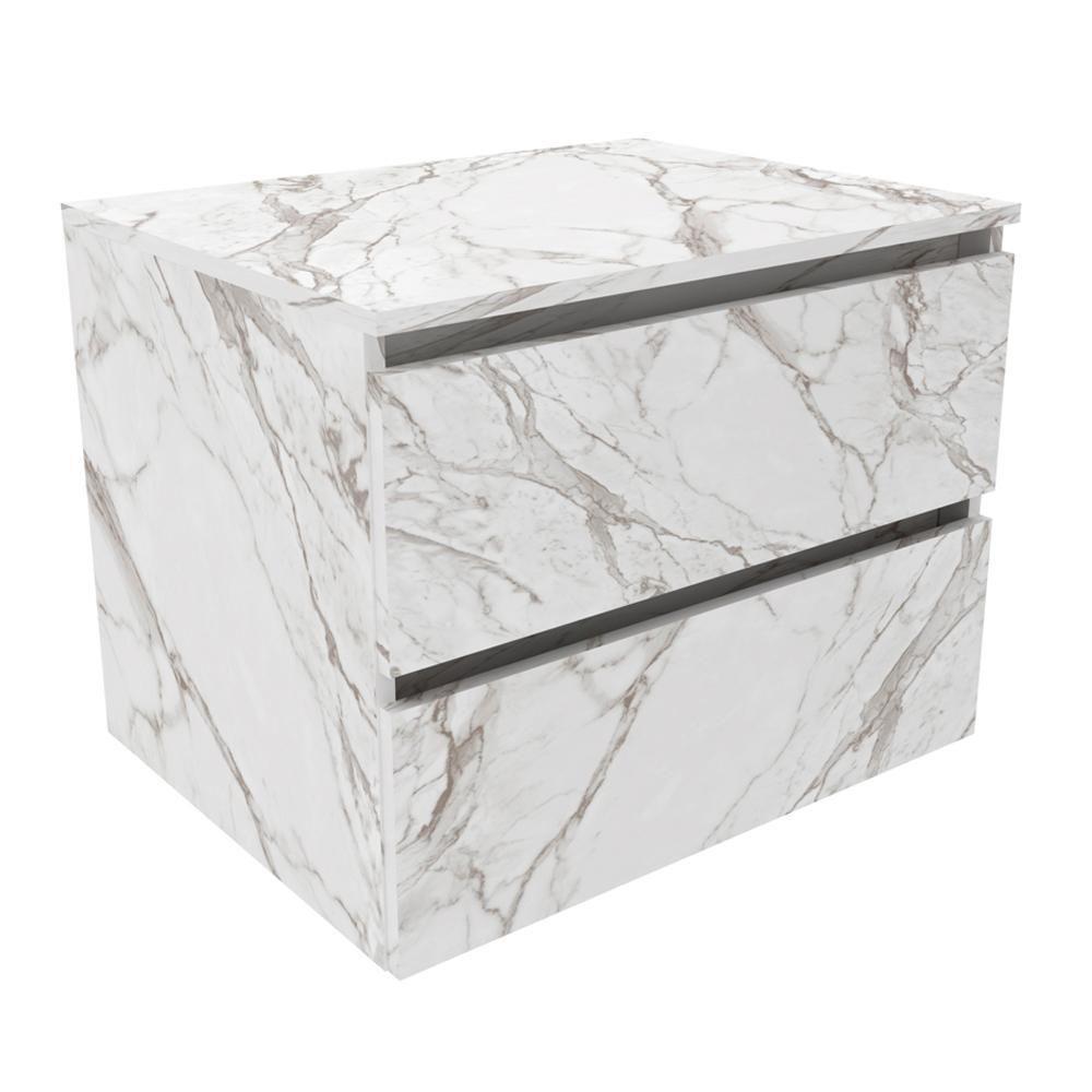 Gabinete Suspenso Para Cuba De Banheiro Marmore Branco - 6