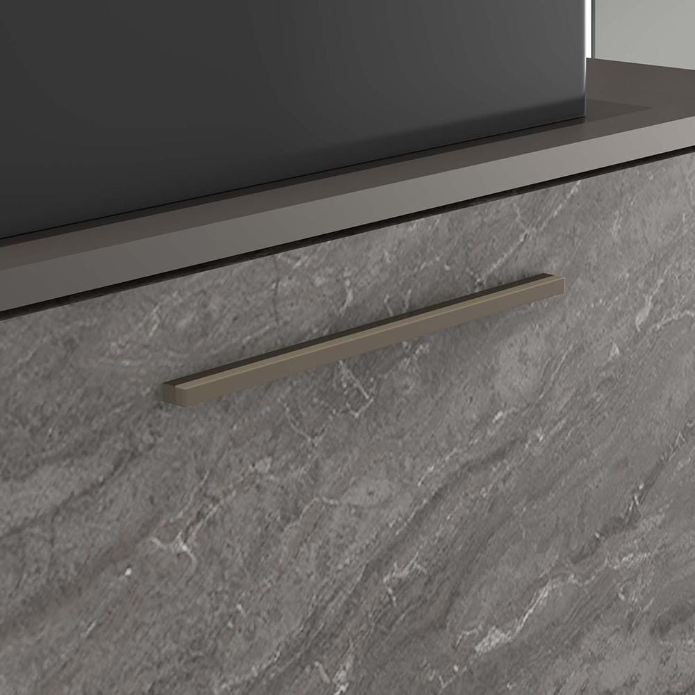 Armário Balcão Gabinete 80cm Com 1 Gaveta B06 Magneto Nogal - 2