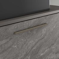 Armário Balcão Gabinete 80cm Com 1 Gaveta B06 Magneto Nogal - 2