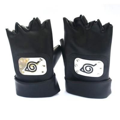 Luvas De Couro Anime Naruto preto