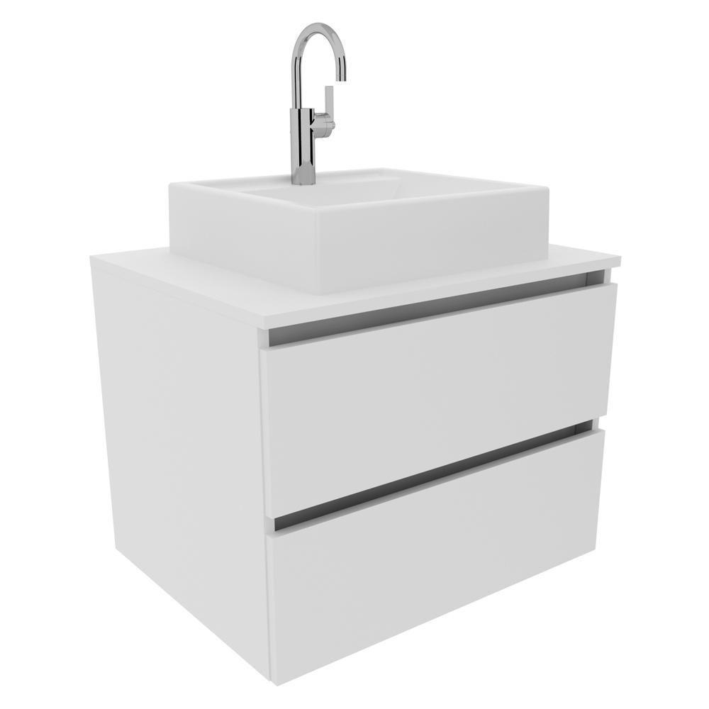 Gabinete Com Cuba Para Banheiro Bn3600x07 Branco - 1