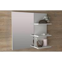 Armário p/ Banheiro BN3608 c/ Espelho cor Branco - Tecno Mobili - 1