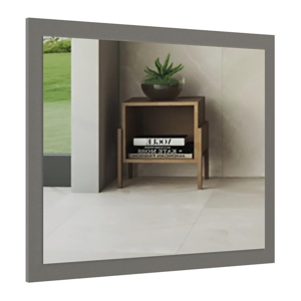 Espelheira Para Banheiro 60cm Multimóveis Cr10111 Cimento Cimento - 1