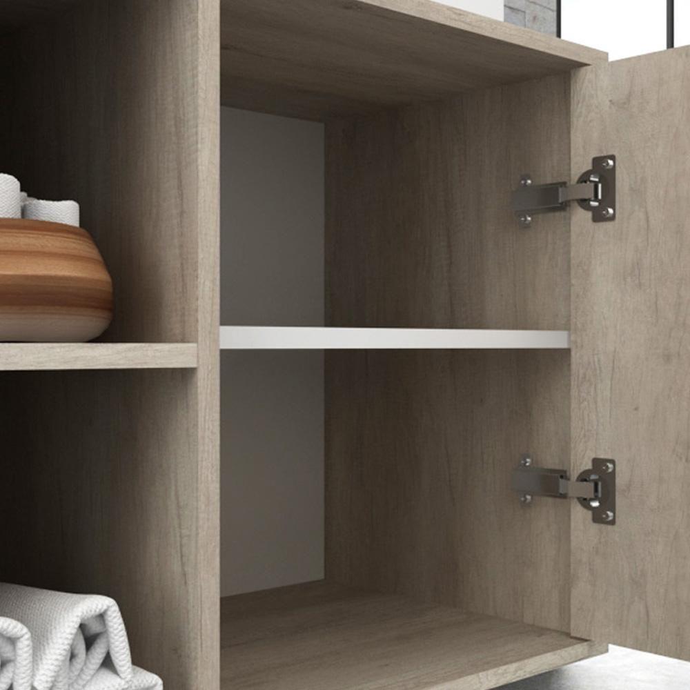 Conjunto Para Banheiro 60Cm Com Cuba E Espelho - 2