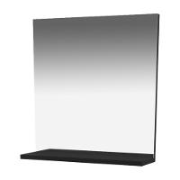 Espelheira Para Banheiro 45cm Com Prateleira Multimóveis Cr10115 Preto Preto - 2