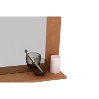 Armário p/ Banheiro BN3610 c/ Espelho cor Mármore Branco - Tecno Mobili - 3