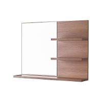 Espelho P/ Banheiro C/ Prateleiras Carvalho 60 X 45Cm - 4