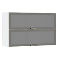 Armário Aéreo Basculante Duplo 120cm Branco 2 Portas Branco - 1