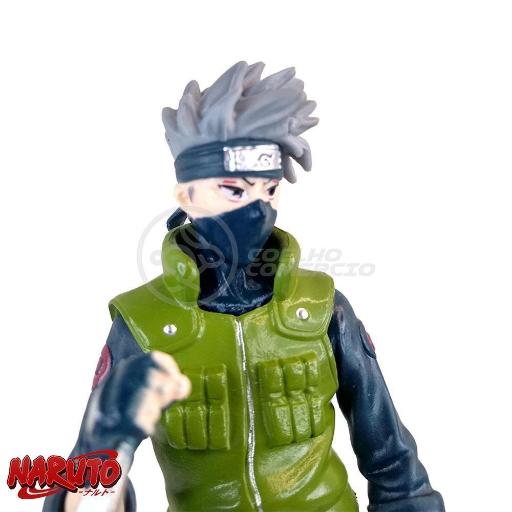 Brinquedo Boneco Kakashi Hatake Sharingan 18Cm Naruto - 1