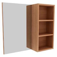 Espelheira Para Banheiro 3 Nichos Bn3609 Amendoa - 5