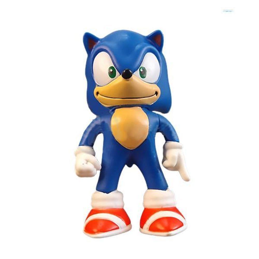 Kit Boneco Sonic Azul Articulado 15Cm + Caneca 350Ml Nº9 - 2