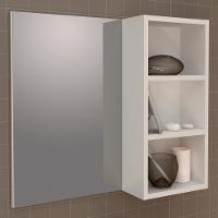 Espelheira Para Banheiro 3 Nichos Bn3609 Branco - 11