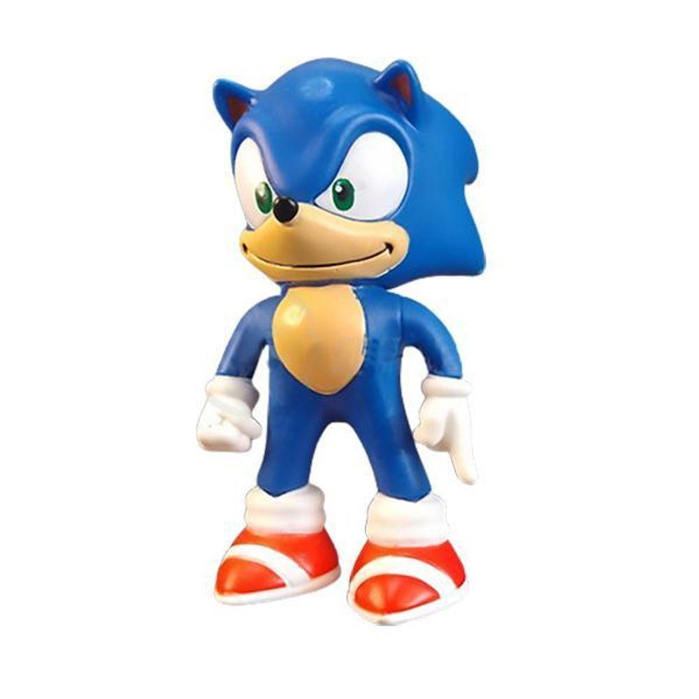 Kit Boneco Sonic Azul Articulado 15Cm + Caneca 350Ml Nº8 - 2
