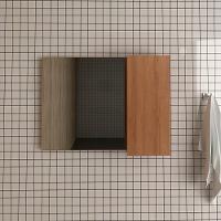 Espelheira Para Banheiro 1 Porta Bn3602 Amendoa - 2