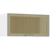 Armário Perola Basculante 80 Cm 1 Porta Com Vidro Reflecta Luciane Branco Polar - 1