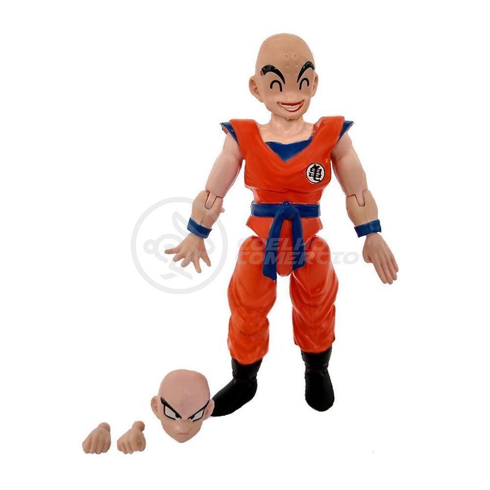Boneco Brinquedo Removível 14Cm Kuririn Klilyn Dragon Ball Z - 5
