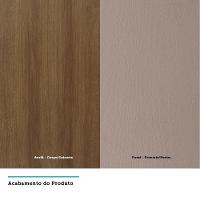 Armário Aéreo 120cm 2 Portas Basculantes C/Nichos Diana - 2