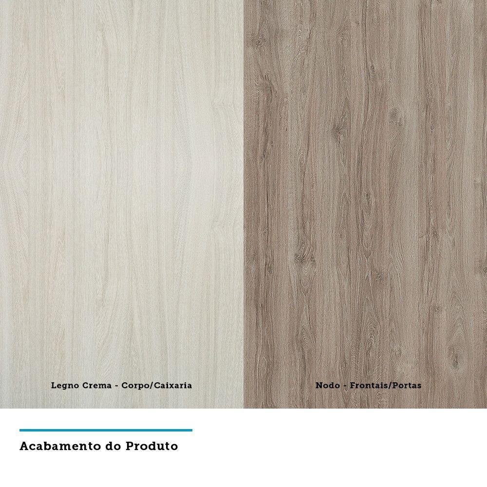 Armário Basculante 70cm 1 Porta Luci Legno Crema C/Kashmir - 2