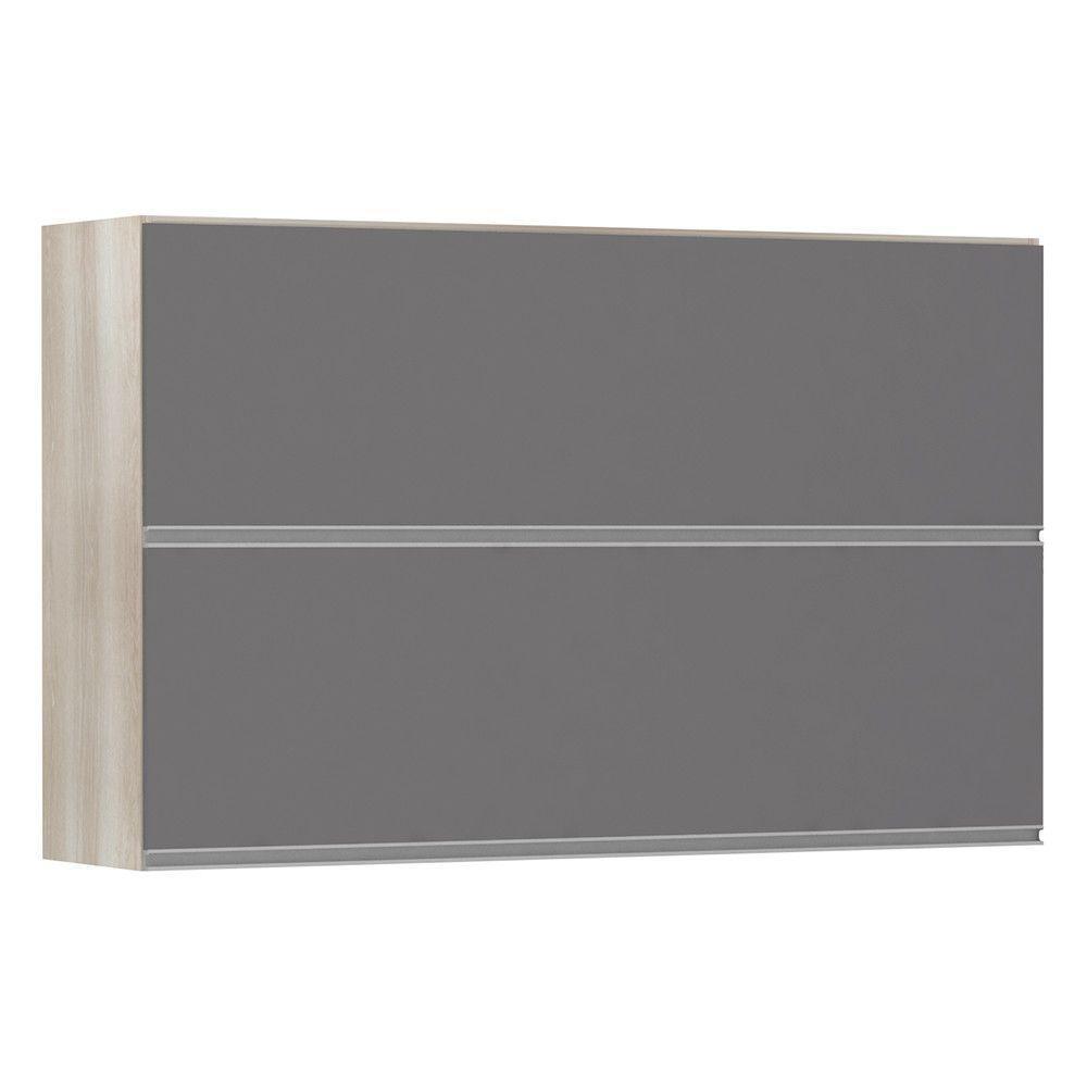 Armário Basculante Duplo 120cm 2 Portas Lis Legno Crema - 1