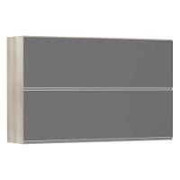 Armário Basculante Duplo 120cm 2 Portas Lis Legno Crema - 1