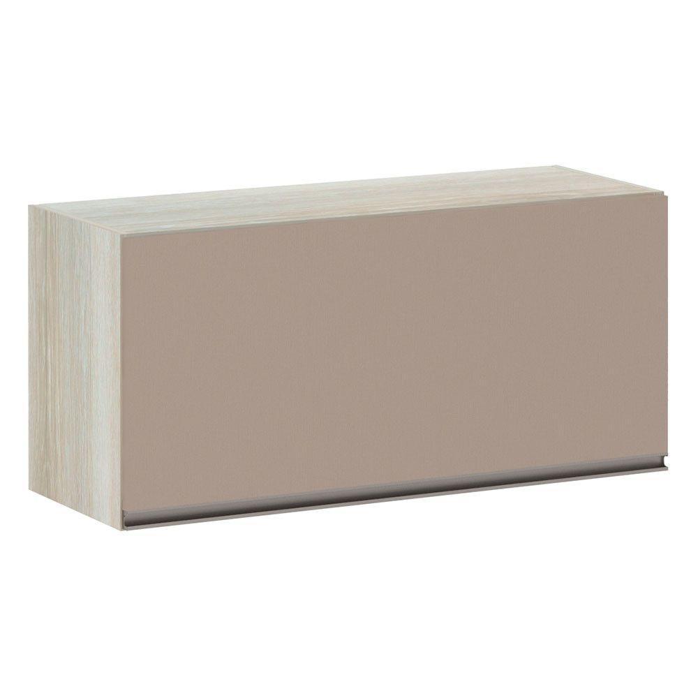 Armário Basculante 80cm 1 Porta Luci Legno Crema C/Connect - 1