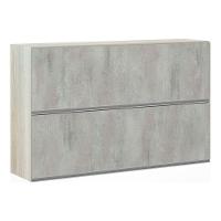 Armário Basculante Duplo 120cm 2 Portas Lis Legno Crema - 1