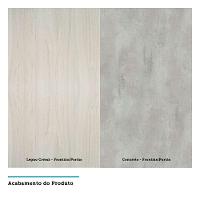 Armário Basculante Duplo 120cm 2 Portas Lis Legno Crema - 2